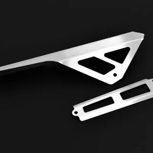 IBEX Kettenschutz für BMW G 650 X 2006 – 2009 in silber Kostenloser Rückversand