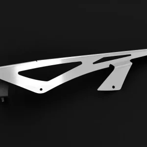 Zertifiziert IBEX Kettenschutz für Kawasaki Z 1000 2010 - 2018 in silber