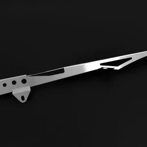 Kostenloser Versand IBEX Kettenschutz für Kawasaki ZX 9R 2002 - 2003 in silber