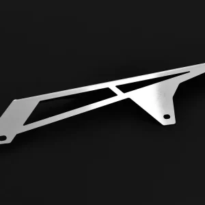 Echt IBEX Kettenschutz für Kawasaki ZZR 1200 2002 - 2005 in silber