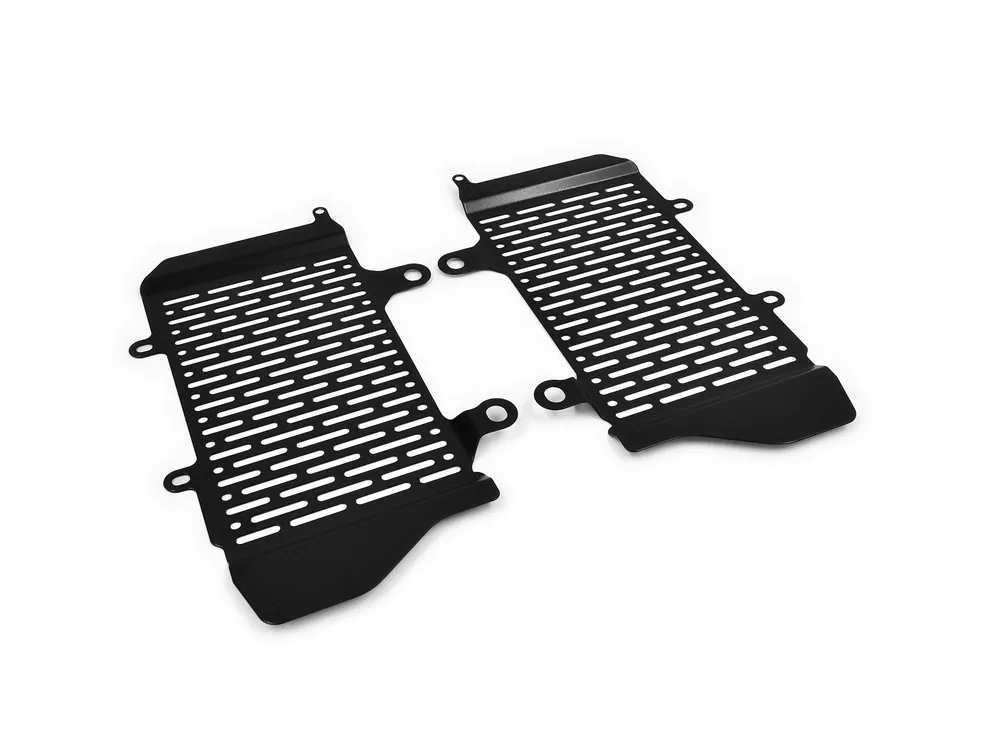 Neu IBEX Kühlerabdeckung für Honda CRF 1100 DL Africa Twin 2020 - 2021 in schwarz