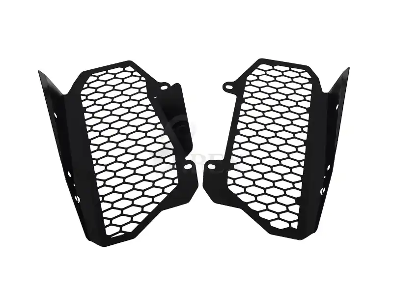 IBEX Kühlerabdeckung Pro für Honda CRF 1000 L Africa Twin 2016 - 2019 in schwarz Super-Preis