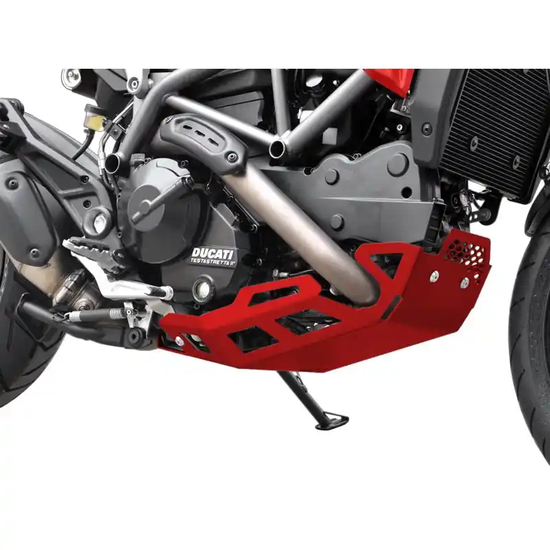 IBEX Motorschutz für Ducati Hyperstrada / Hypermotard 821 2013 - 2015 in rot Kostenfreie Lieferung