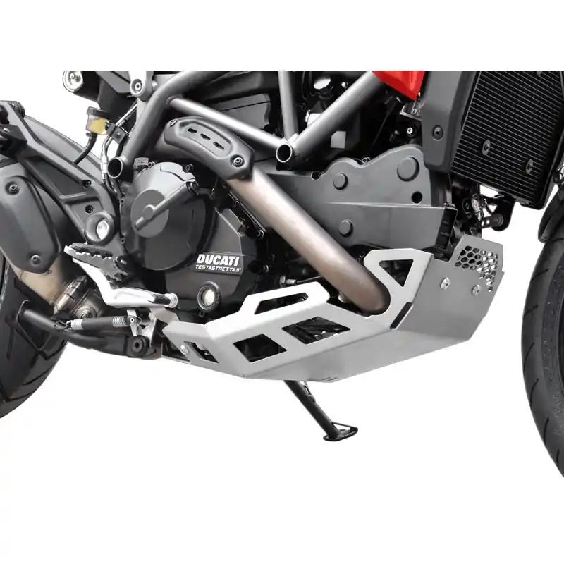 Preisreduziert IBEX Motorschutz für Ducati Hyperstrada / Hypermotard 821 2013 - 2015 in silber