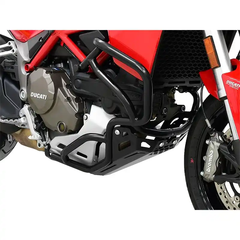 Abverkauf IBEX Motorschutz für Ducati Multistrada 1200 2015 - 2017 in schwarz