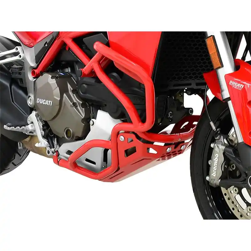 IBEX Motorschutz für Ducati Multistrada 1200 2015 - 2017 in rot Schneller Versand