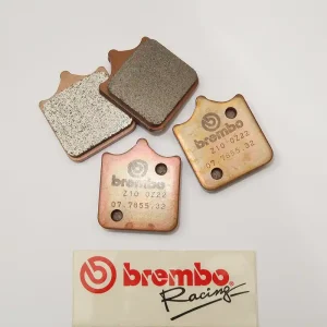 Brembo Pure Racing-Bremsbeläge Z10 für Mondial Piega EVO 2004 Markenprodukt