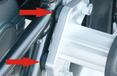 Neu Im Sortiment GSG Ersatz-Distanzstück (STP-Profil) links für KTM Duke 125 2011 - 2016