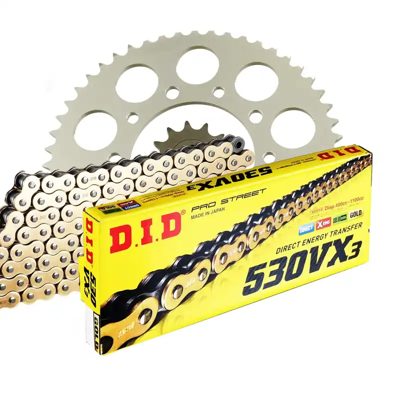 Neu DID Kettenkit (für: Suzuki GSX 1200 Inazuma 99-00 ) 530 VX3