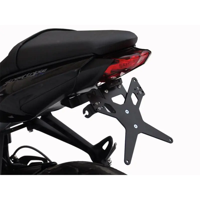 Gratis Versand IBEX Kennzeichenhalter X-Line für Triumph Street Triple 675 R * 2013 - 2017