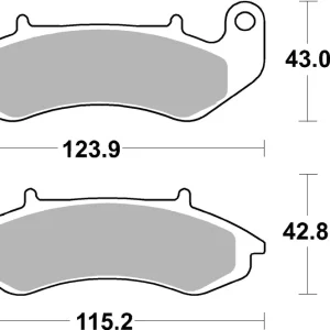 SBS Street Ceramic Bremsbelag 961HF für BENELLI BN 125 * 2019 Billig