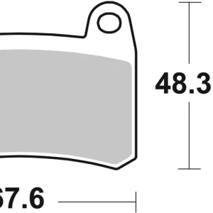 SBS Street Sinter Bremsbelag 933HS für BENELLI BN 251 * 2015 - 2019 Top-Preis