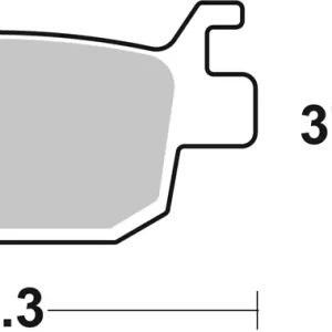 Preisknaller SBS Street Sinter Bremsbelag 832LS für BENELLI TRK 502 * 2018 - 2019