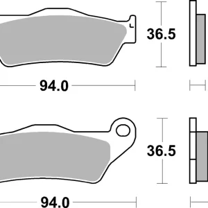 Jetzt Bestellen SBS Street Sinter Bremsbelag 742LS für BMW R 1150 GS (Brembo cal.) * 2002 - 2005