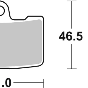 SBS Street Sinter Bremsbelag 856HS für BUELL 1125 R * 2008 - 2010 Sofort Bestellen