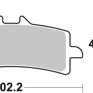 Top-Angebot SBS Street Sinter Bremsbelag 901HS für DUCATI 1200 Xdiavel S * 2016 - 2018