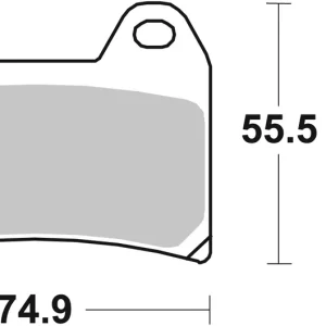 Bestseller SBS Street Sinter Bremsbelag 706HS für DUCATI 800 Sport * 2003 - 2006