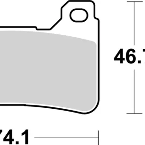 Preisknaller SBS Street Sinter Bremsbelag 809HS für HONDA CB 1000 R * 2008 - 2016
