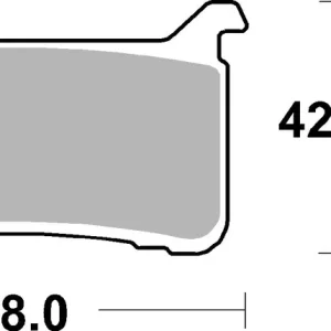 SBS Street Sinter Bremsbelag 947HS für HONDA CB 1000 R * 2018 - 2020 Saisonangebot