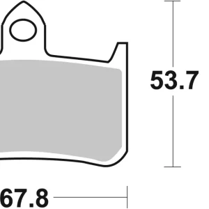SBS Street Sinter Bremsbelag 622HS für HONDA CB 1300 X-4 * 1997 - 2003 Kostenloser Rückversand