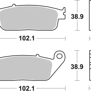 Bestseller SBS Street Sinter Bremsbelag 627HS für HONDA VT 1300 CX A Fury * 2010 - 2018