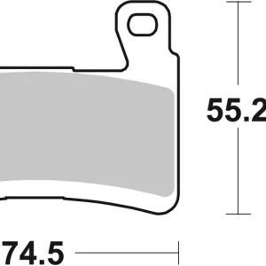 SBS Street Sinter Bremsbelag 894HS für KAWASAKI ZX-6R 636 * 2013 - 2018 Günstig