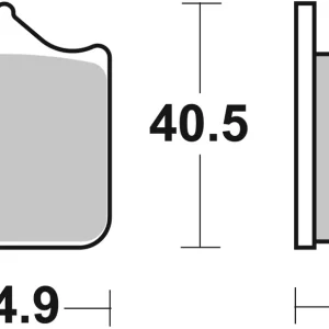 Online Kaufen SBS Street Sinter Bremsbelag 762HS für MONDIAL 1000 RZ Nuda * 2004