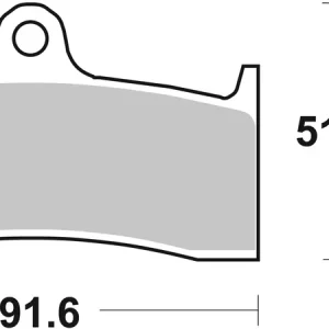 Heißes Angebot SBS Street Sinter Bremsbelag 676HS für MV AGUSTA 1000 F4 Tamburini * 2004 - 2006