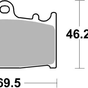 Preis Gesenkt SBS Street Sinter Bremsbelag 631HS für SUZUKI GSF 650 S Bandit ABS * 2007 - 2013