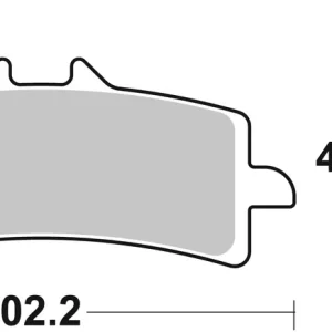 Saisonangebot SBS Street Sinter Bremsbelag 841HS für SUZUKI GSX-R 600 * 2011 - 2020