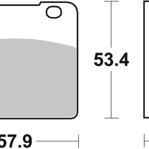 Echt SBS Street Sinter Bremsbelag 577LS für SUZUKI S83 1400 Boulevard * 2005 - 2010