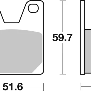 Solange Der Vorrat Reicht SBS Street Sinter Bremsbelag 733LS für YAMAHA YZF 750 R7 OW02 * 1999 - 2002