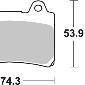 Schneller Versand SBS Street Sinter Bremsbelag 613HS für YAMAHA XJR 1200 SP * 1997 - 1998