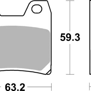 Meistverkauft SBS Street Sinter Bremsbelag 770LS für YAMAHA XJR 1300 * 2002 - 2018