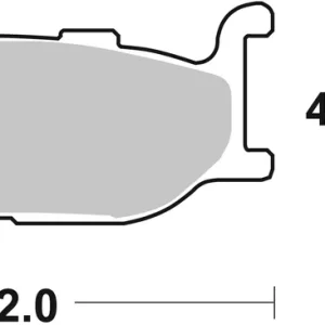 Direktkauf SBS Street Sinter Bremsbelag 663HS für YAMAHA SR 400 * 2014 - 2016
