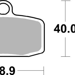 Nur Heute SBS Offroad Racing Sinter Bremsbelag 885RSI hinten für GAS GAS TXT280 (Formula cal.) * 2012
