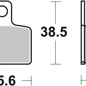 Aktuell SBS Offroad Racing Sinter Bremsbelag 803RSI vorne für GAS GAS TXT280 Pro Racing * 2014 - 2019