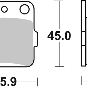 SBS Offroad Racing Sinter Bremsbelag 592RSI vorne für KAWASAKI KX100 * 1988 - 1996 Kostenloser Rückversand