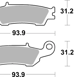 SBS Offroad Racing Sinter Bremsbelag 840RSI vorne für YAMAHA YZ450 F Efi * 2010 - 2019 Bestpreis