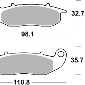 SBS Offroad Sinter Bremsbelag 859SI vorne für HONDA CRF250 L ABS * 2017 -2020 Angebot