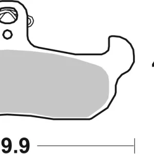 Top-Angebot SBS Offroad Sinter Bremsbelag 608SI vorne für HUSQVARNA 300 * 1987 -1989
