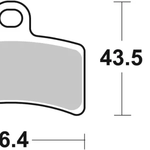 SBS Ceramic Bremsbelag 815HF vorne für GAS GAS TXT 50Boy * 2001 Gratis Versand