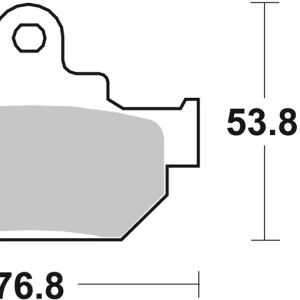SBS Ceramic Bremsbelag 582HF hinten für SUZUKI RM 250 * 1986 Neue Ware