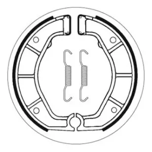 SBS Bremsbacke hinten für BMW R1001000 R * 1992 - 1995 Begrenztes Angebot