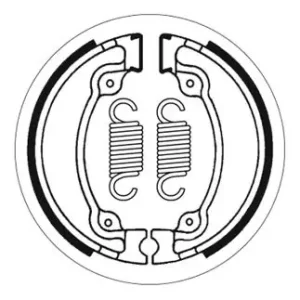 SBS Bremsbacke hinten für CAGIVA T4500 E * 1987 - 1990 Kracherpreis