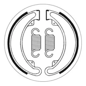 Preiswert SBS Bremsbacke hinten für HONDA CB360 G, T * 1973 - 1976