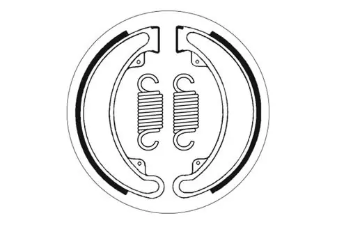 SBS Bremsbacke hinten für HONDA CB400 F, F1, F2 * 1975 - 1979 Knallerangebot