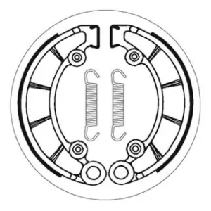 SBS Bremsbacke hinten für HONDA CB450 K5, K6, K7 * 1972 - 1977 Must-Have