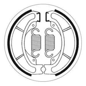 Neu Im Sortiment SBS Bremsbacke hinten für HONDA CH250 Spacy * 1985 - 1986