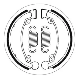 SBS Bremsbacke hinten für HONDA CM250 C * 1982 - 1983 Neu Im Sortiment